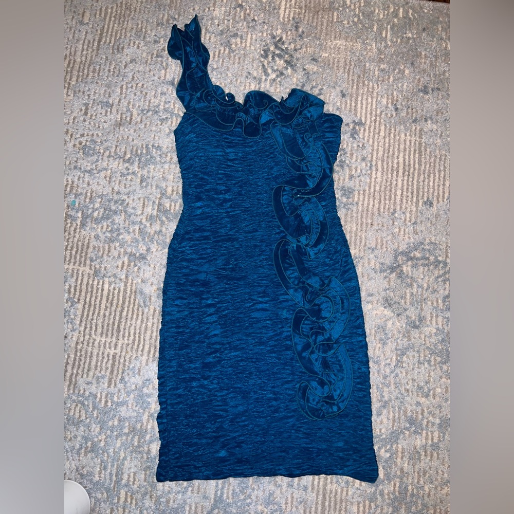 One shoulder mini dress